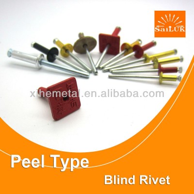 Aluminium flower shape rivet /competitive price