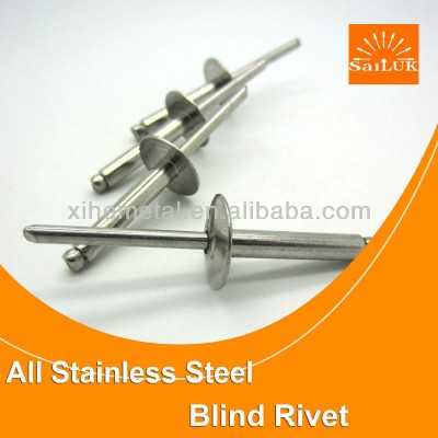 Large flange 304 stainless steel rivets