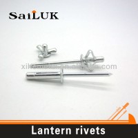 All aluminium tri-fold rivets